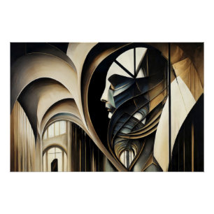 Póster Abstract Realism