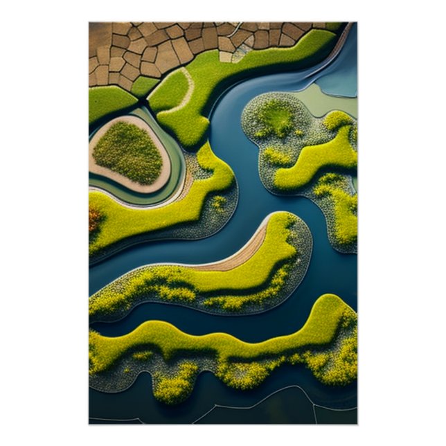 Póster Abstract River Estuary (Frente)