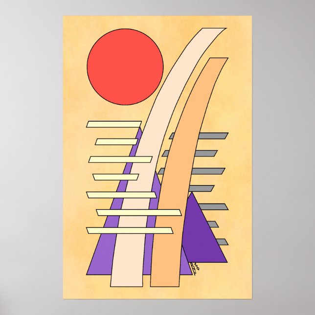 Poster Abstract Sun, Shadows, Reflections, and Structures (Frente)
