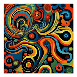 Póster Abstracta Psychedelica 13