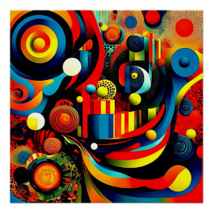 Póster Abstracta Psychedelica 3