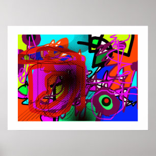 Póster abstraction for walls, prints