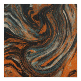 Póster Abstraction Terrestre