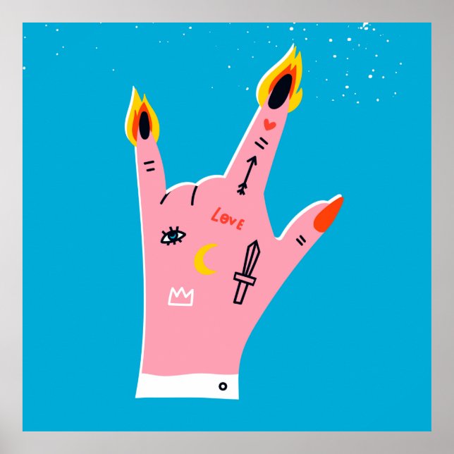 Poster Abstrato (Frente)