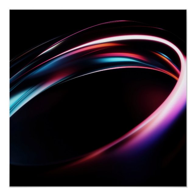 Póster Abstrato (Frente)
