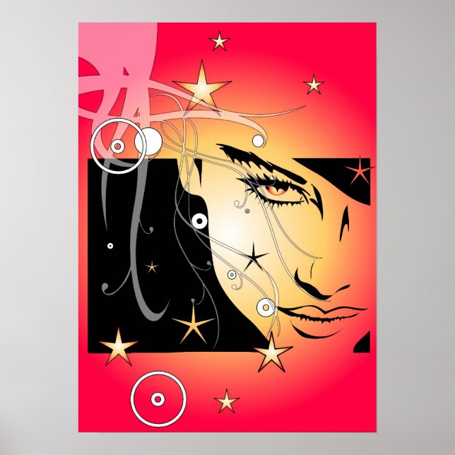 Poster abstrato (Frente)