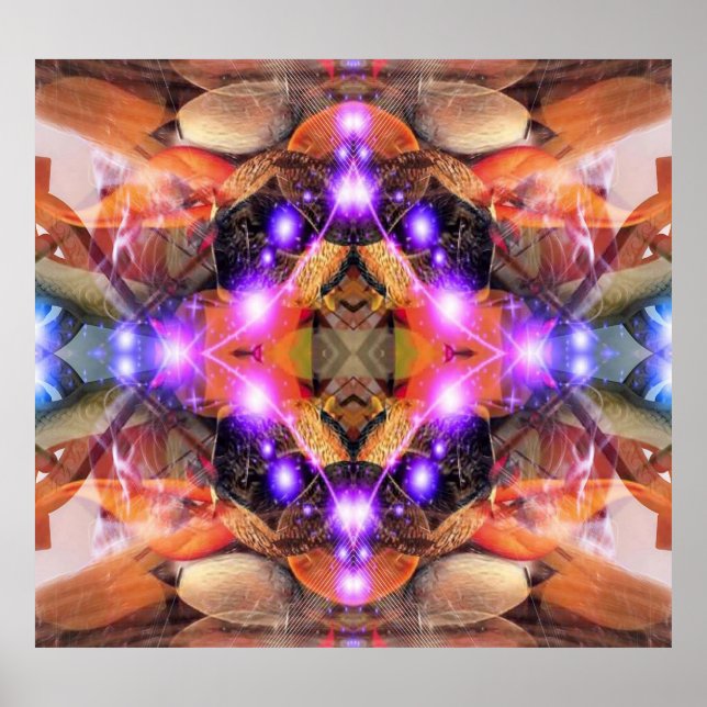 Póster Abstrato (Frente)
