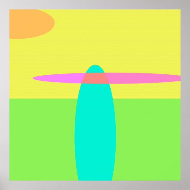 Poster Abstrato (Frente)