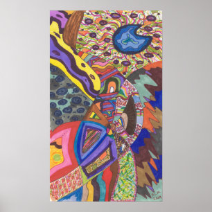 Poster Abstrato 109, arte original