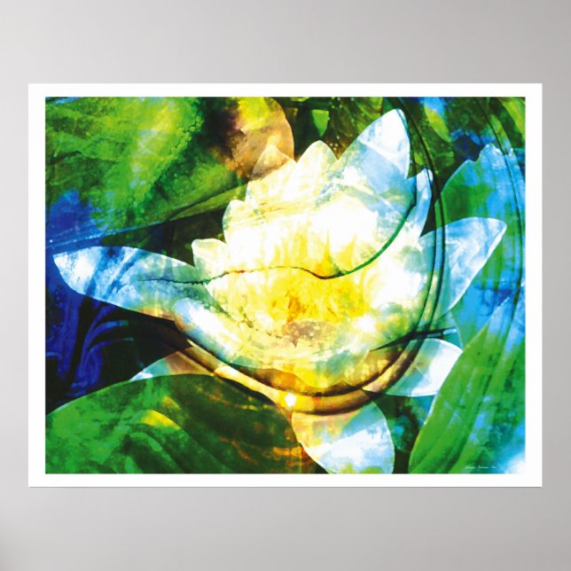 Póster Abstrato 11: Templo do Coração (Frente)