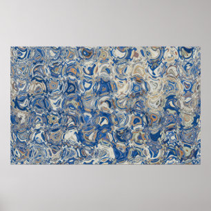 Poster Abstrato 2 do lago Owens, 2018 (foto) imagens do