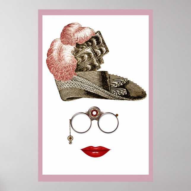 Póster abstrato a vitoriana steampunk de 14,99 (Frente)