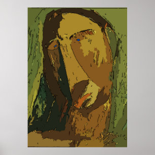 Poster Abstrato, adicionar texto