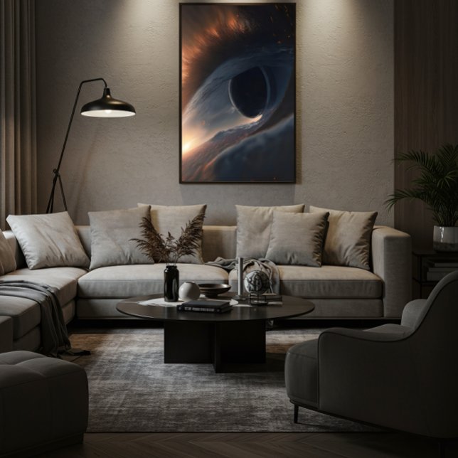 Poster Abstrato All-Seeing Eye (Criador carregado)