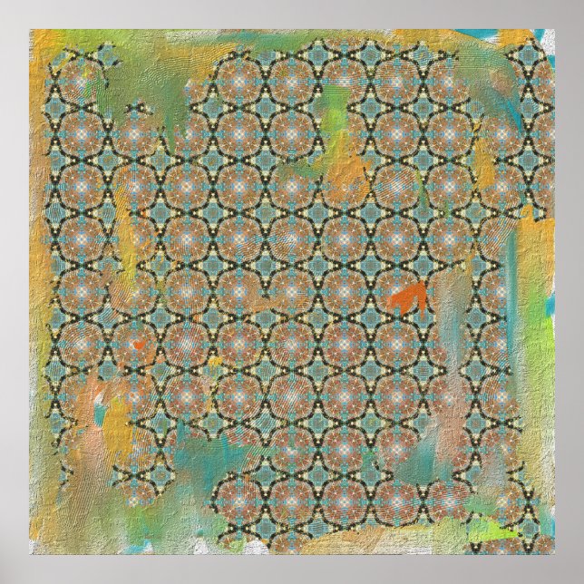 Póster Abstrato Art (Frente)