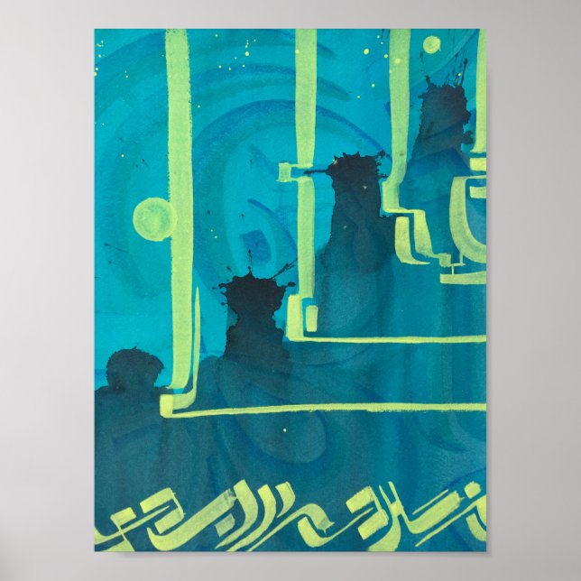 Poster Abstrato Art (Frente)