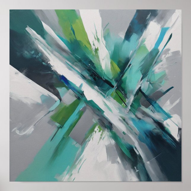 Poster Abstrato Art (Frente)