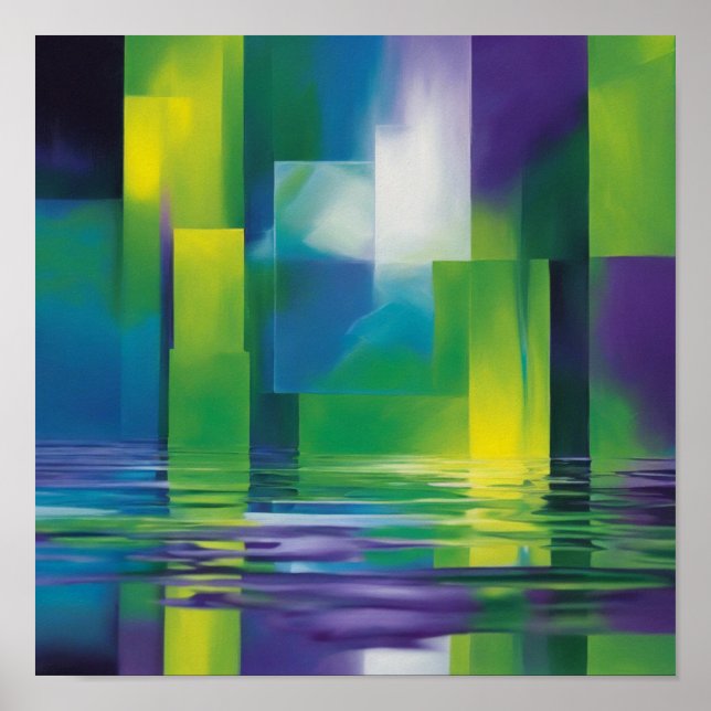 Poster Abstrato Art (Frente)