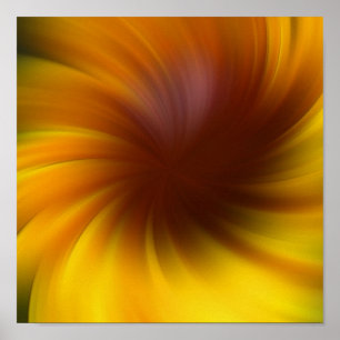 Poster Abstrato Art Amarelo de Whirlpool