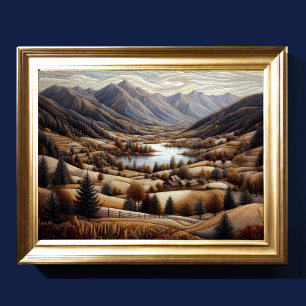 Poster Abstrato Artística VI