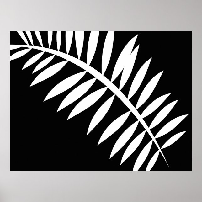Poster Abstrato asiático Folha 1 (Frente)
