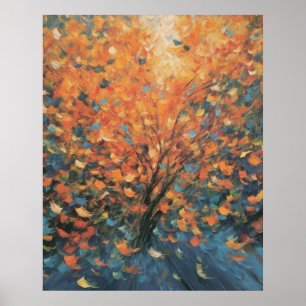 Poster Abstrato Autumn Breeze Fine Art