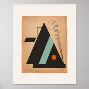 Poster Abstrato Bauhaus nº 3
