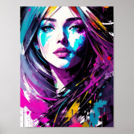 Poster Abstrato Belo.