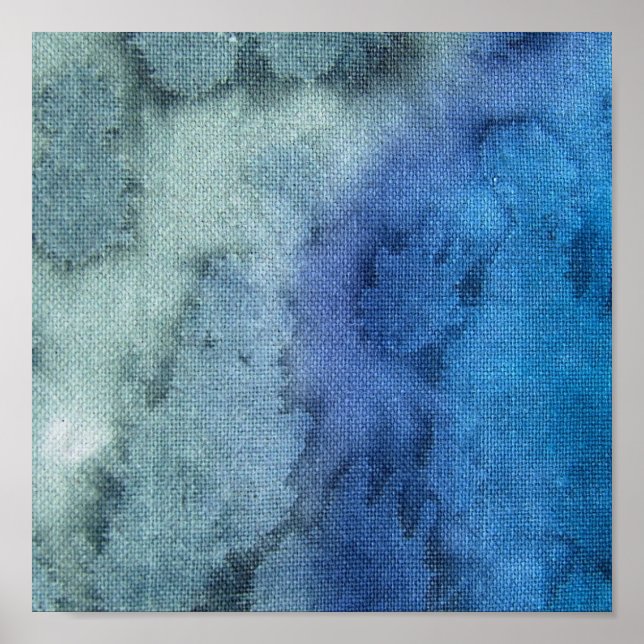 Poster Abstrato Blues (Frente)