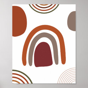 Poster Abstrato boho Design minimalista
