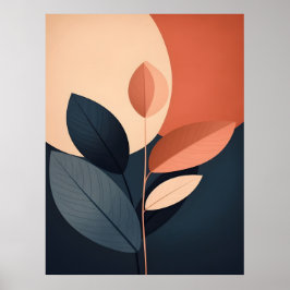 Poster Abstrato Boho e Arte de Clipe Moderna Imprimíveis