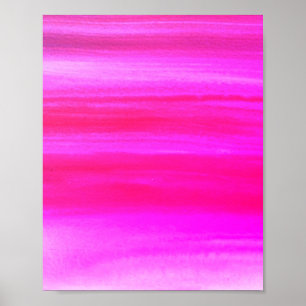 Poster Abstrato Brincadeira Rosa, Legal Arte Whimsical Ex