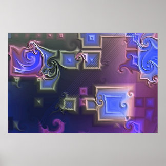 Póster Abstrato c008