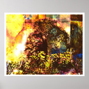 Póster Abstrato claro 7: Vida abençoada