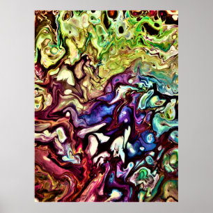 Poster Abstrato Color Study 235, por Kathleen Kost, 2020