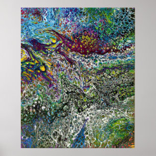 Poster Abstrato Color Study 53, por Kathleen Kost, 2019