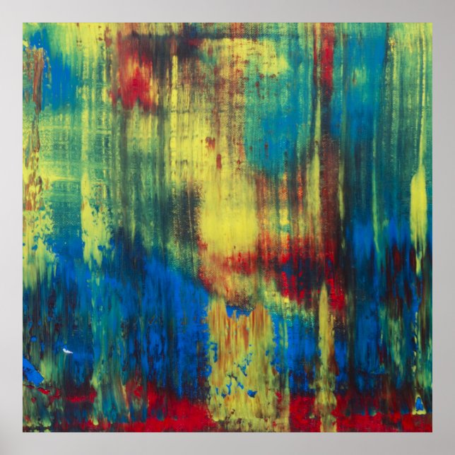 Póster Abstrato Colorida 2 (Frente)