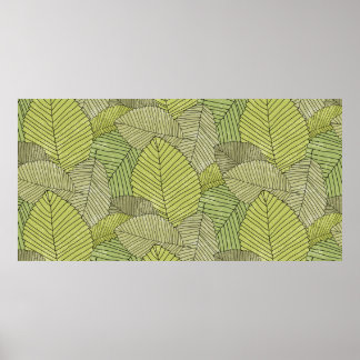 Poster Abstrato com padrão colorido