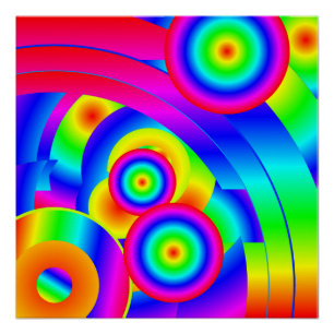 Póster Abstrato Comet Poster