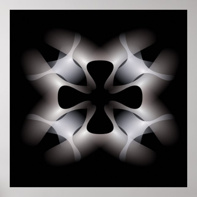 POSTER ABSTRATO CROSS (Frente)