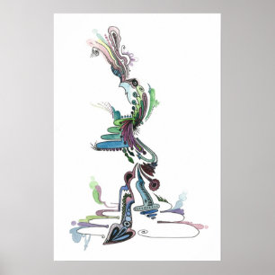 Poster abstrato da Aquarela # 16