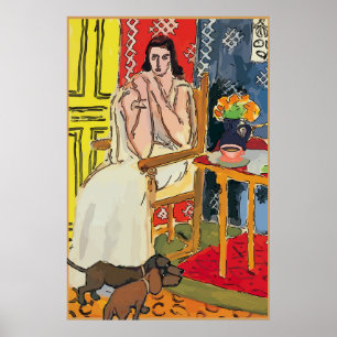 Poster Abstrato Dachshances no chão,