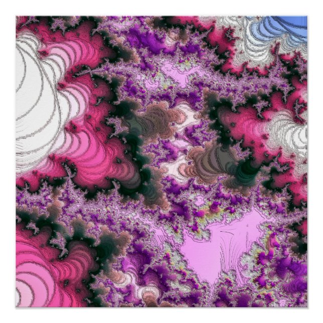 Póster Abstrato DE ÁGUA (Frente)