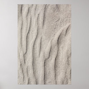 Póster Abstrato de areia