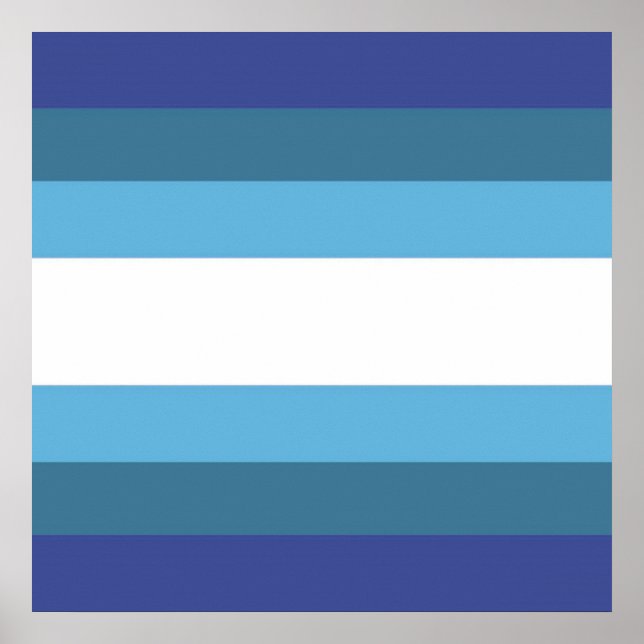 Poster abstrato de arte colorida (Frente)