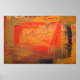 Póster Abstrato de arte minimalista