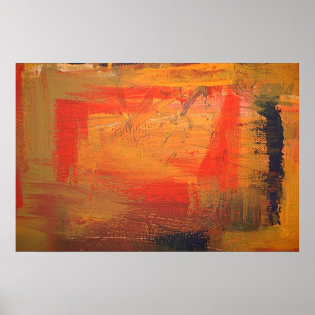 Póster Abstrato de arte minimalista (Frente)