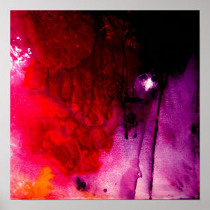 Póster Abstrato de Arte Moderna