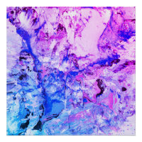 Abstrato de arte moderna azul-rosa-branca-preto