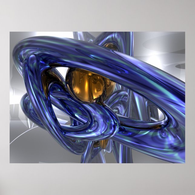 Poster Abstrato de Bliss internas (Frente)